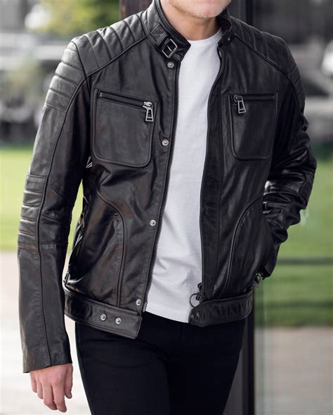 belstaff weybridge leather jacket fit